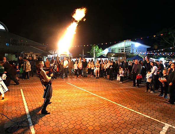 Fire Twirlers Perth - Roving Entertainers - Performers - Fire Show